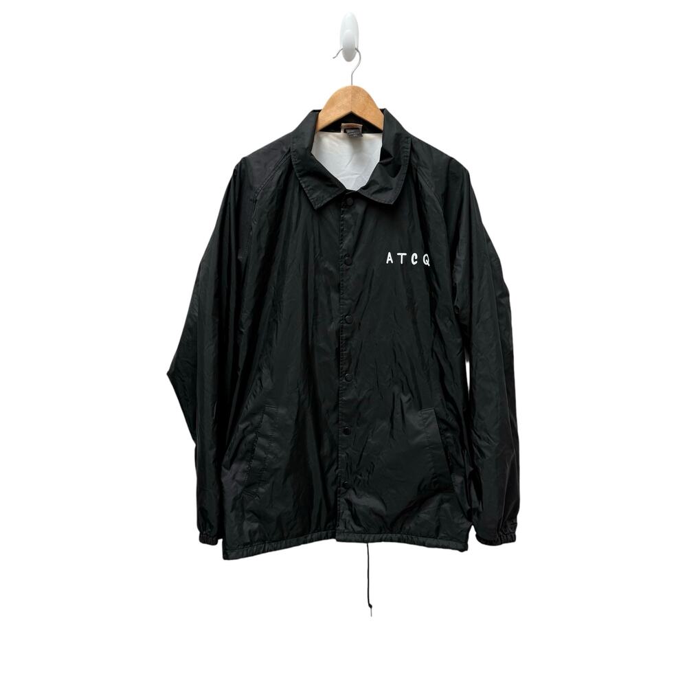 Rare A Tribe Called Quest ATCQ Lined Hip‎ Hop Nylon Jacket Black Size XL